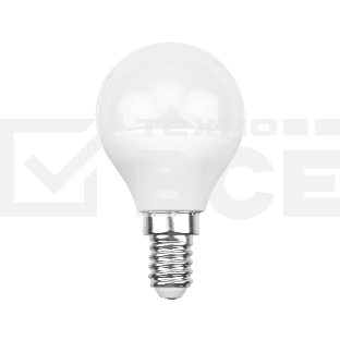 Лампа светодиодная Rexant Шарик (GL) 7,5 Вт E14 713 лм 4000 K нейтральный свет