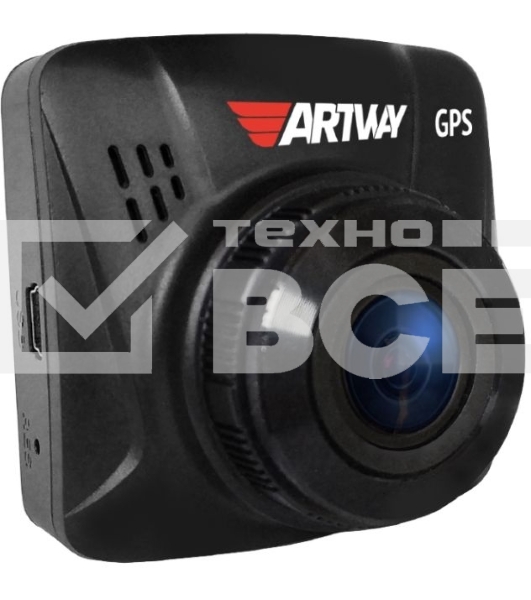 Видеорегистратор Artway AV-397 GPS Compact черный 12Mpix 1080x1920 1080p 170гр. GPS