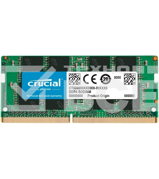 Оперативная память Crucial, DDR4, 8GB (1x8GB), 3200MHz, CL22 SO-DIMM
