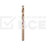 Сверло по металлу Kranz 8 мм 'Кобальт' (сталь HSS-Co 5% M35 P6M5K5) (1 шт. в блистере) DIN 338, фото 1