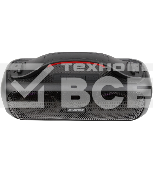 Колонка портатитвная Digma D-PS1531 черный/черный 40W 2.0 BT 10м 3000mAh (SP1531B)