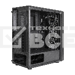 Компьютерный корпус Miditower ExeGate EVO-8243-NPX700 (ATX, БП 700NPX с вент 12 см, 2*USB+1*USB3.0, черный, 3 вент. с RGB подсветкой, боковая панель - закаленное стекло), фото2