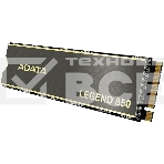 Накопитель SSD ADATA LEGEND 850, 1Tb, PCIe 4.0 x4, M.2 2280, NVMe, R/W 5000/4500, с радиатором, фото4
