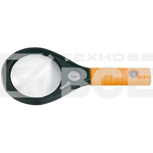 Лупа SPARTA 913745 4-х и 6-кратная, D 70 и 20 мм, с рукояткой