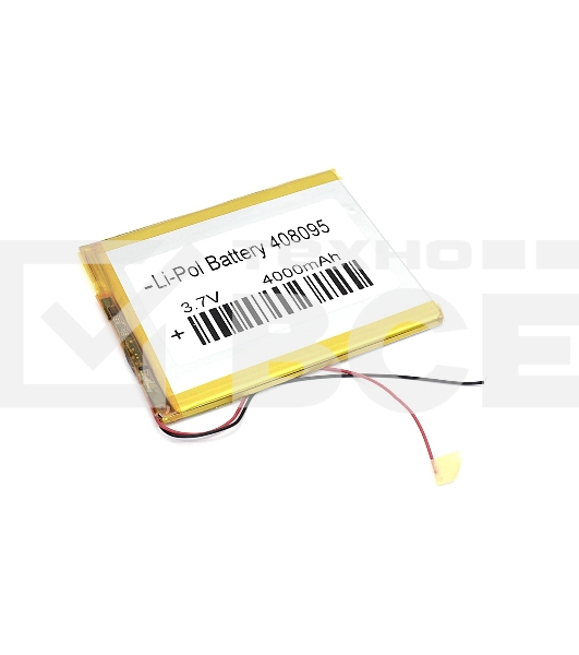 Аккумулятор Li-Pol (батарея) 4*80*95мм 2pin 3.7V/3900mAh