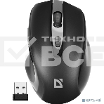 Мышь беспроводная Defender Prime MB-053 черный, 1600 dpi, радиоканал, USB, кнопки - 6, фото4