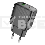 Зарядное устройство Hoco 30Вт, 3А, QC3.0/PD, 1хUSB, 1хType-C, CS23A, черный, коробка, фото2