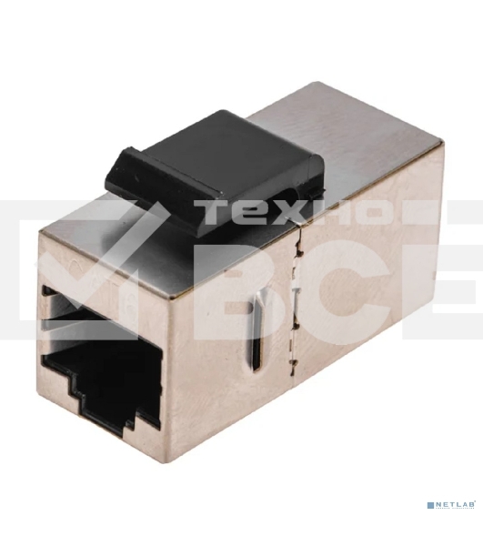 Адаптер проходной формата Rexant Pro Keystone, Jack RJ-45(8P8C), FTP, CAT 6