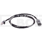 Удлинитель патч-корда UTP кат.5E, розетка RJ45 - вилка RJ-45, 1.0 м, серый, фото4