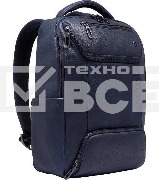 Рюкзак Piquadro Cronus CA6687S134/BLU синий кожа