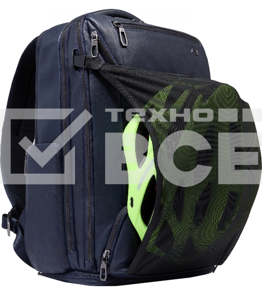 Рюкзак мужской Piquadro Cronus CA6690S134BM/BLU синий кожа