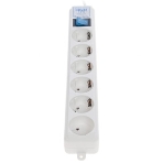 Сетевой фильтр Powercube SPL(5+1)-16B-P-3М-WHITE 3 м, 6 розеток, белый, коробка, фото5