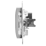 Systeme Electric Glossa Алюминий Розетка TV одиночная 1DB, фото4