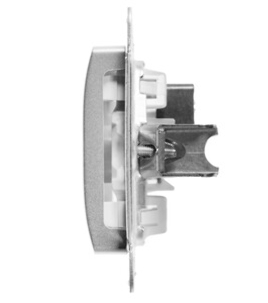 Systeme Electric Glossa Алюминий Розетка TV одиночная 1DB