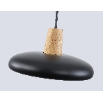 Светильник Ambrella light FL4839 BK/WD черный/дерево 24W 3000-6000K D200*800 (без ПДУ), фото4