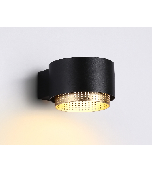 Светильник Ambrella light TN71299 BK/GD черный/золото GX53 max 12W 95*62*120