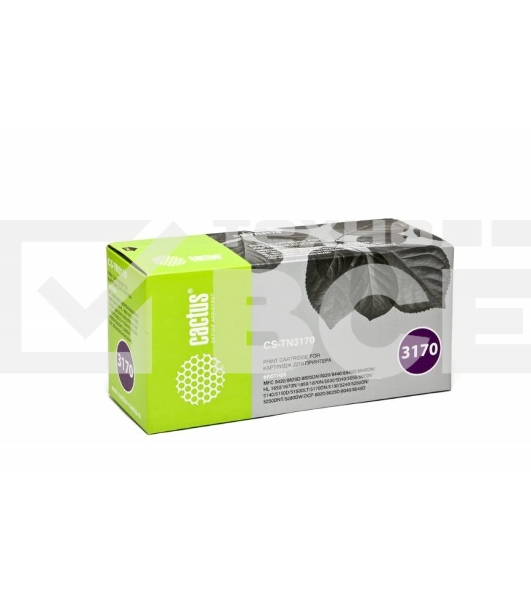Картридж лазерный Cactus CS-TN3170 черный (7000 стр.) для Brother HL 5240/5250DN/5250DNT/5280DW