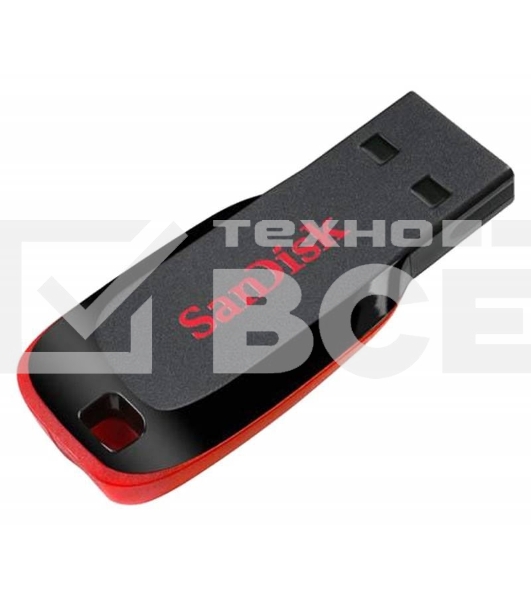 Флеш диск 128GB SanDisk CZ50 Cruzer Blade, USB 2.0