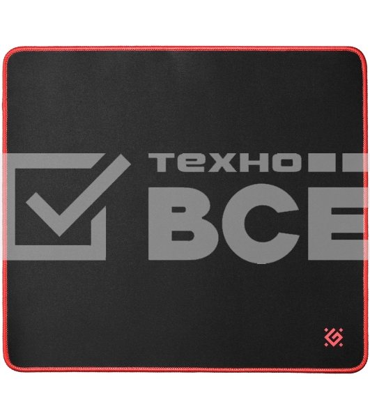 Игровой коврик DefenderBlack XXL 400x355x3 мм, ткань+резина