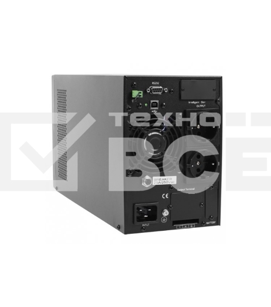 Источник бесперебойного питания Powerman Online 3000 Plus Black external battery pack (not included)(БЕЗ БАТАРЕИ)