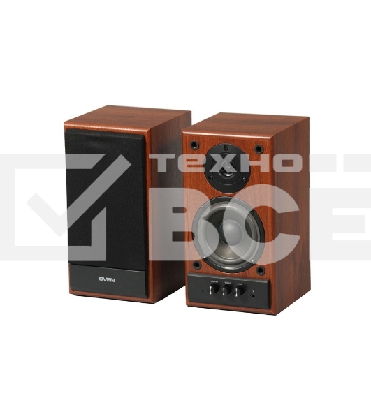 Колонки Sven SPS-702 2.0 коричневый/орех 40Вт