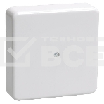 Коробка КМ41212-01 распаячная Iek UKO10-075-075-020-K01 для о/п 75х75х20 мм белая (6 клемм 6мм2), фото 1