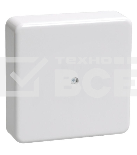 Коробка КМ41212-01 распаячная Iek UKO10-075-075-020-K01 для о/п 75х75х20 мм белая (6 клемм 6мм2)