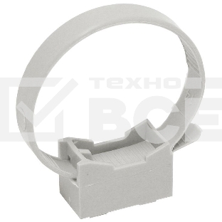 Держатель хомутный для труб со стяжкой d32-63 CFF2 сер. ИЭК CTA10MP-CFF263-K41-100
