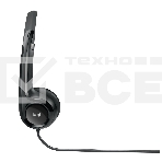 Гарнитура Logitech Headset Logitech H390 USB черный, фото16