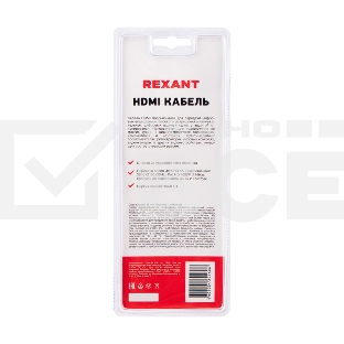 Кабель Rexant HDMI - HDMI 1.4, 2 м Gold белый