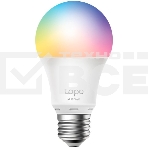 Умная многоцветная Wi‑Fi лампа Tapo Smart WiFi Bulb, A60 size，E27 base, 9.5W, 16 million colors, 2000k-6500k tunable white, 800 lumens brightness and diммable, 802.11b/g/n 2.4G WiFi connection, work with 200-240 V, 50/60 Hz power voltage and frequency, wo, фото3
