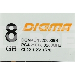 Оперативная память Digma, DDR4, 8GB (1x8GB), 3200MHz, CL22, фото4