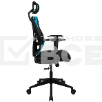 Кресло Aerocool GUARDIAN Ice Blue (<150кг, эргономичное, сетчатый материал, 2D подлокотник), фото4