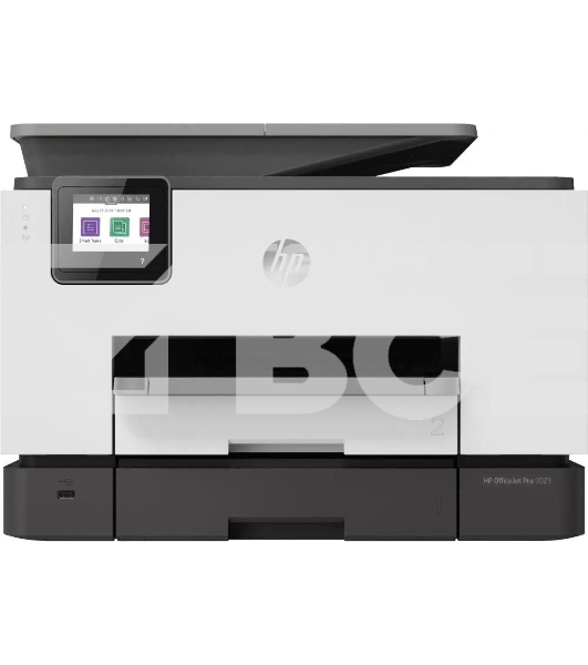 МФУ струйный HP Officejet Pro 9023 AiO (1MR70B), A4, цветной, до 24 стр/мин. (ч/б) до 20 стр/мин. (цвет), скан. до 15 стр/мин. (ч/б) 8 стр/мин. (цвет), 1200x1200dpi, USB, RJ-45, Wi-Fi, Air Print