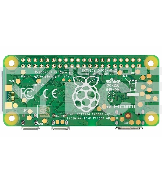 Компьютер Мини Raspberry Pi Zero 2 WBCM2711 (1.5)/512Mb /CR/noOS/WiFi/BT