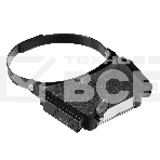 Лупа SPARTA 913825 с дополнительными линзами, с подсветкой, для закрепления на голове, фото6