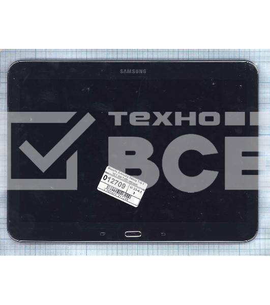 Модуль (матрица + тачскрин) для Samsung Galaxy Tab 4 10.1 SM-T530 черный с рамкой