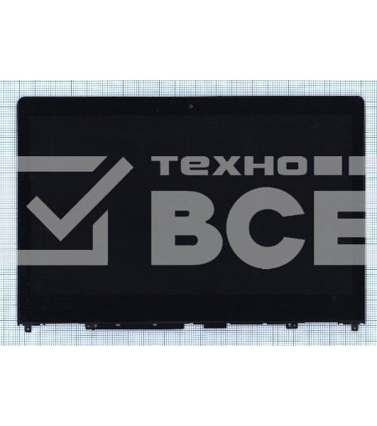 Модуль (матрица + тачскрин) для Lenovo Flex 4 14 черный с рамкой