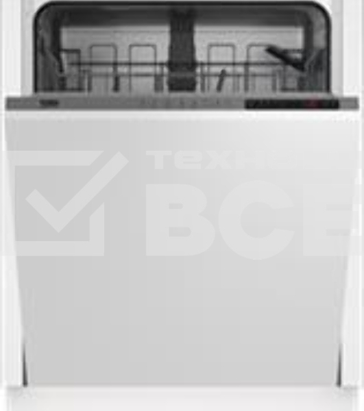 Встраиваемая посудомоечная машина Beko BDIN15360 полноразмерная, белый