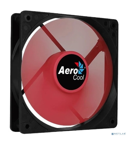 Вентилятор для корпуса Aerocool/Formula Force 12 PWM красный, 120 мм, 1500 об/мин, 27.5 дБ, 4 pin