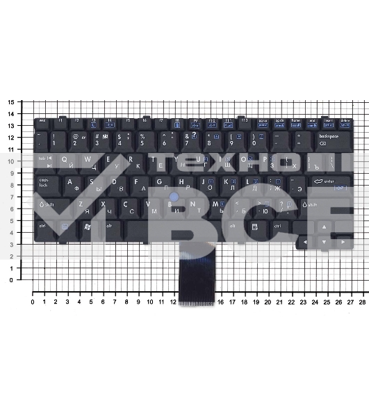 Клавиатура для ноутбука HP Compaq NC4000 NC4010 черная