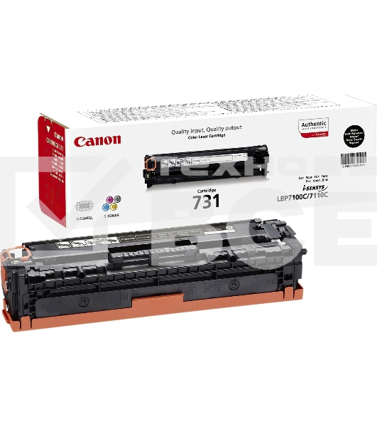 Картридж лазерный Canon Cartridge 731BK (6272B002) черный (1400 стр.) для Canon LBP7100Cn/7110Cw