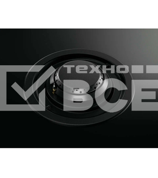 Встраиваемая газовые панели AEG HKB64453NB - газ на стекле, 2 чугунных держателя, газконтроль