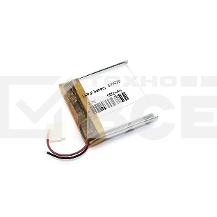 Аккумулятор Li-Pol (батарея) 6*30*30мм 2pin 3.7V/500mAh