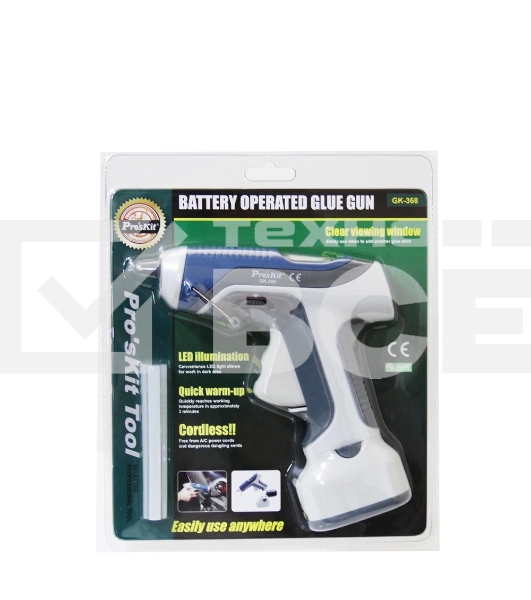 Клеевой пистолет на батарейках Pro'sKit GK-368 7W