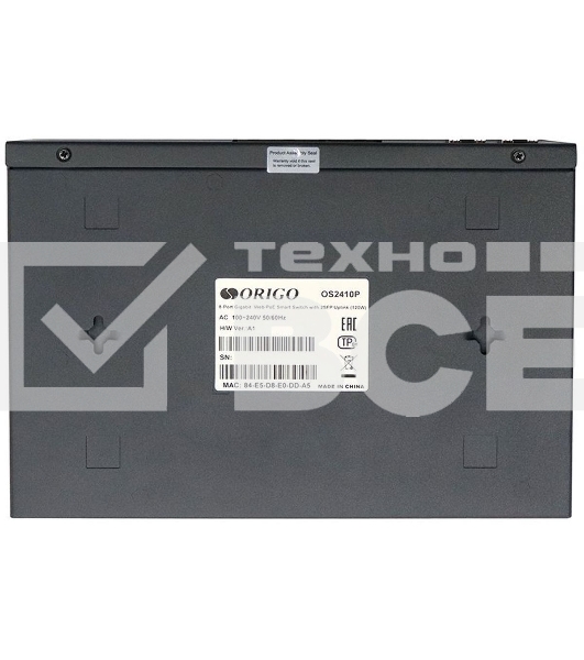 Коммутатор Origo OS2410P/120W OS2410P/120W/A1A 8x1 Гбит/с 2SFP 8PoE 120W настраиваемый