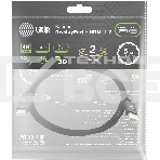 Кабель аудио-видео Cactus CS-DP-HDMI-1.2-2 DisplayPort (m)/HDMI (m) 2м. позолоч.конт. черный, фото2