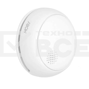 Датчик обнаружения дыма Moes ZigBee Photoelectric Smoke Alarm (Smart Smoke Detector) белый модели HS2SA-1