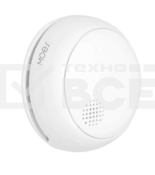 Датчик обнаружения дыма Moes ZigBee Photoelectric Smoke Alarm (Smart Smoke Detector) белый модели HS2SA-1