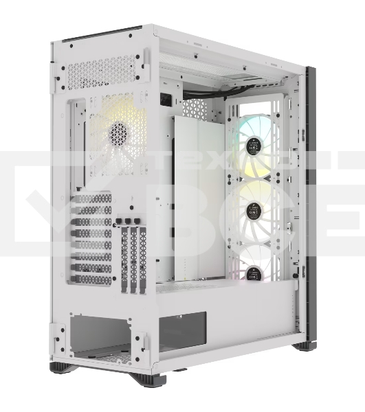 Компьютерный корпус Corsair iCUE 7000X RGb CC-9011227-WW Full-Tower ATX, белый, Tempered Glass (639459)